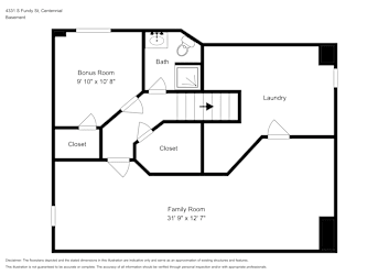 Floor plan 1 for 4331 S Fundy St