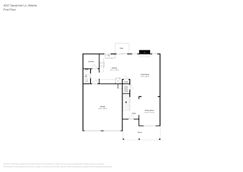 Floor plan 1 for 4337 Savannah Ln