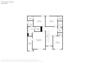 Floor plan 2 for 4337 Savannah Ln