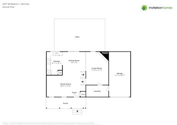 Floor plan 1 for 4337 Windward Ln