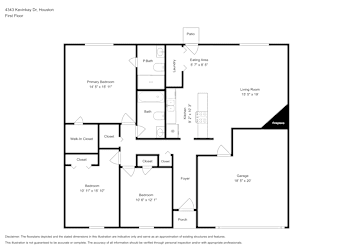 Floor plan 1 for 4343 Kevinkay Dr