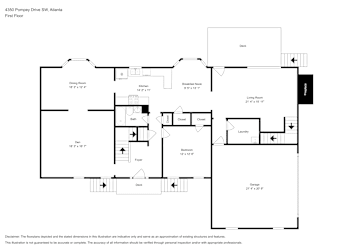 Floor plan 2 for 4350 Pompey Dr Sw