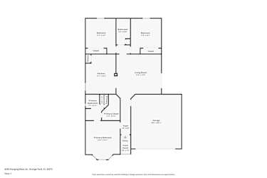 Floor plan 1 for 4359 Hanging Moss Dr
