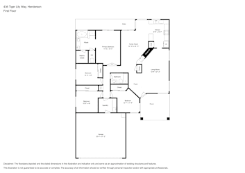 Floor plan 1 for 436 Tiger Lily Way