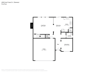 Floor plan 1 for 4360 Grant Forest Cir