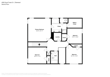 Floor plan 2 for 4360 Grant Forest Cir