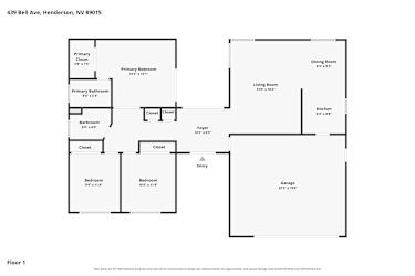 Floor plan 1 for 439 Bell Ave