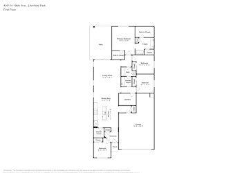 Floor plan 1 for 4391 N 196th Ave