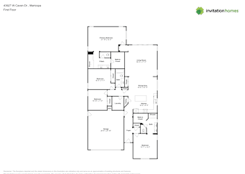 Floor plan 1 for 43927 W Caven Dr