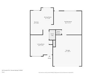 Floor plan 1 for 4415 Gunbarrel Dr