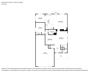 Floor plan 1 for 4416 Haven Point Ave