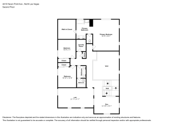 Floor plan 2 for 4416 Haven Point Ave