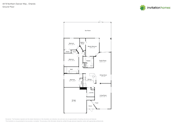 Floor plan 1 for 4419 Northern Dancer Way
