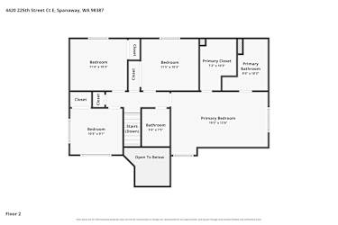 Floor plan 2 for 4420 225th Street Ct E