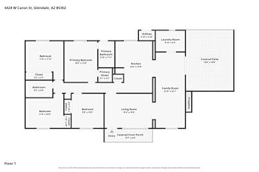 Floor plan 1 for 4424 W Caron St