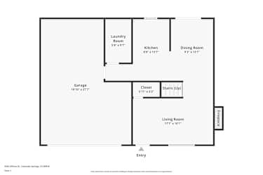Floor plan 1 for 4425 Allison Dr