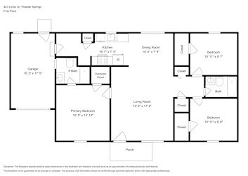 Floor plan 1 for 443 Linda Ln