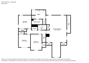 Floor plan 2 for 4432 Pale Face Dr