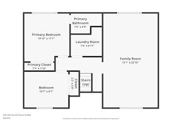 Floor plan 1 for 4434 E Alta Vista Rd