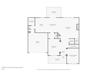 Floor plan 2 for 4436 Birch Brooke Path