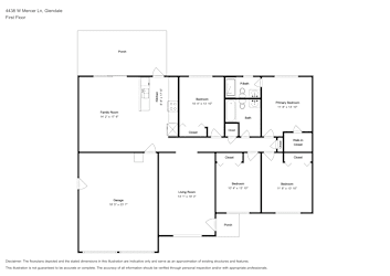 Floor plan 1 for 4438 W Mercer Ln