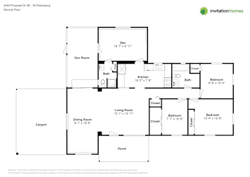 Floor plan 1 for 4440 Porpoise Dr SE