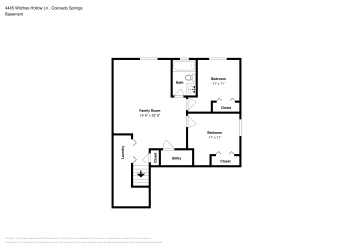 Floor plan 1 for 4445 Witches Hollow Ln