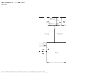 Floor plan 2 for 4445 Witches Hollow Ln