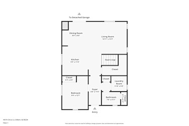 Floor plan 2 for 445 N Citrus Ln