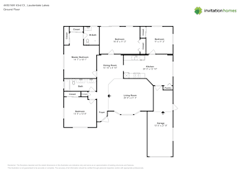 Floor plan 1 for 4450 NW 43rd Ct