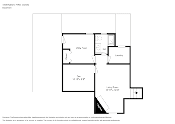 Floor plan 2 for 4468 Highland Pl Ne