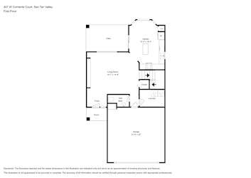 Floor plan 1 for 447 W Corriente Ct