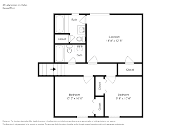 Floor plan 3 for 45 Lady Morgan Ln