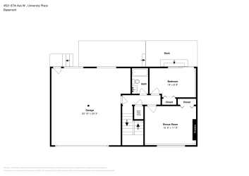 Floor plan 1 for 4501 87th Ave W