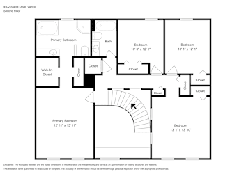 Floor plan 2 for 4502 Stable Dr