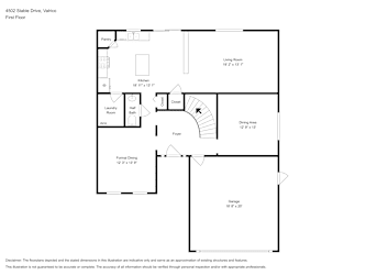 Floor plan 1 for 4502 Stable Dr