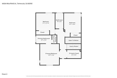 Floor plan 2 for 45024 Muirfield Dr