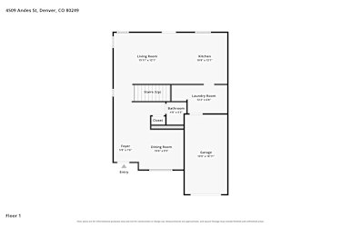 Floor plan 2 for 4509 Andes St