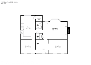 Floor plan 2 for 4524 Queen Anne Ct SE