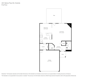 Floor plan 1 for 4531 Belmar Place Rd
