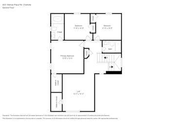 Floor plan 2 for 4531 Belmar Place Rd