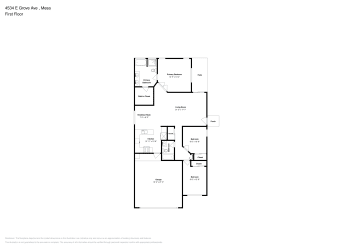 Floor plan 1 for 4534 E Grove Ave