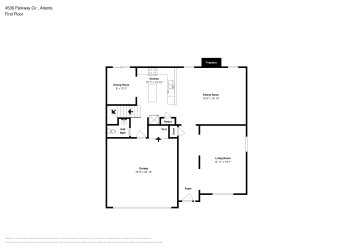 Floor plan 1 for 4536 Parkway Cir