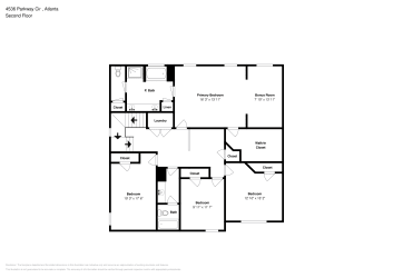 Floor plan 2 for 4536 Parkway Cir