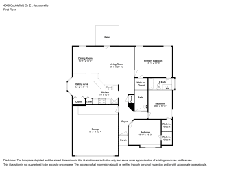 Floor plan 1 for 4549 Cobblefield Cir E