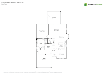 Floor plan 1 for 4549 Plantation Oaks Blvd