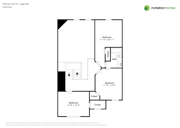 Floor plan 2 for 4555 Ivy Fork Dr