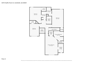 Floor plan 3 for 4579 Chafin Point Ct