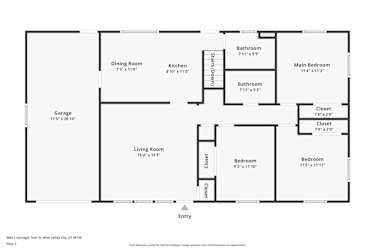Floor plan 2 for 4602 S Carnegie Tech St