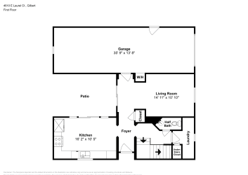 Floor plan 1 for 4610 E Laurel Ct